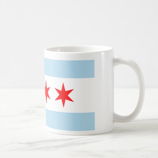 Mug Drapeau de Chicago (Droite)