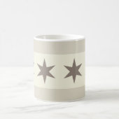 Mug Drapeau de Chicago Noir (Centre)