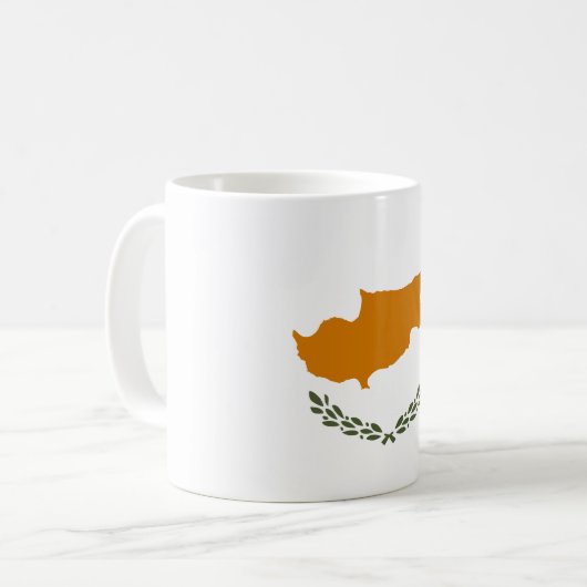 Mug Drapeau de Chypre (Devant gauche)