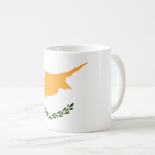 Mug Drapeau de Chypre (Devant droit)