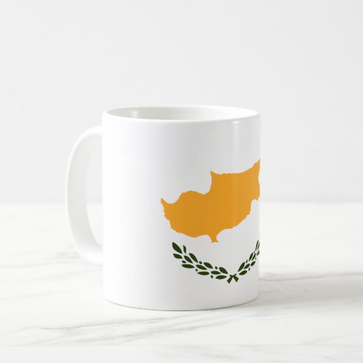Mug Drapeau de Chypre (Devant gauche)