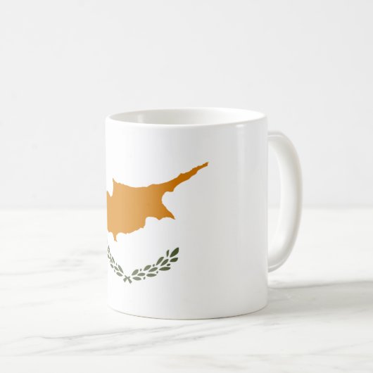 Mug Drapeau de Chypre (Devant droit)