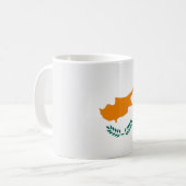 Mug Drapeau de Chypre cool (Devant gauche)