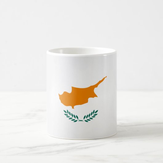 Mug Drapeau de Chypre cool (Centre)