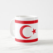Mug Drapeau de Chypre du Nord (Devant gauche)