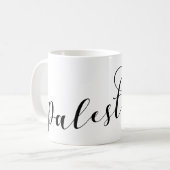 Mug Drapeau de coeur de Palestine, Palestinien (Devant gauche)