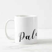 Mug Drapeau de coeur de Palestine, Palestinien (Gauche)