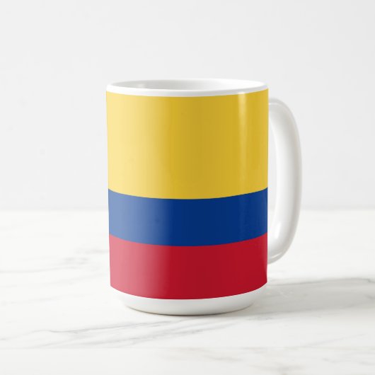 Mug Drapeau de Colombie (Devant droit)