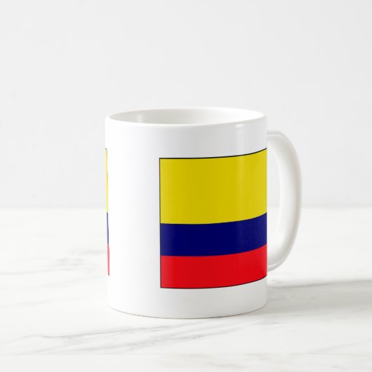 Mug Drapeau de Colombie (Devant droit)