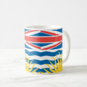 Mug Drapeau de COLOMBIE-BRITANNIQUE (Devant droit)