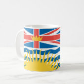 Mug Drapeau de COLOMBIE-BRITANNIQUE (Devant gauche)
