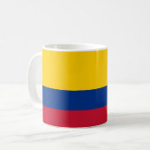 Mug Drapeau de Colombie - Musique en céramique (Devant gauche)