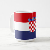 Mug Drapeau de Croatie (Devant gauche)