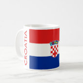 MUG DRAPEAU DE CROATIE (Devant gauche)