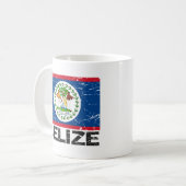 Mug Drapeau de cru de Belize (Devant gauche)