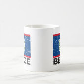Mug Drapeau de cru de Belize (Centre)