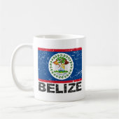 Mug Drapeau de cru de Belize (Gauche)