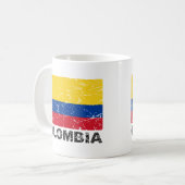 Mug Drapeau de cru de la Colombie (Devant gauche)