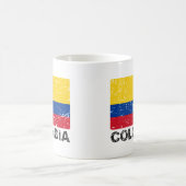 Mug Drapeau de cru de la Colombie (Centre)
