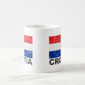Mug Drapeau de cru de la Croatie (Centre)