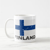 Mug Drapeau de cru de la Finlande (Gauche)