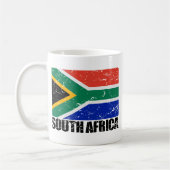 Mug Drapeau de cru de l'Afrique du Sud (Gauche)