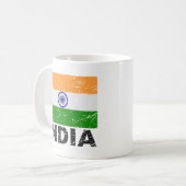 Mug Drapeau de cru de l'Inde (Devant gauche)