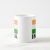 Mug Drapeau de cru de l'Inde (Centre)