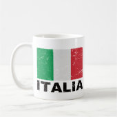 Mug Drapeau de cru de l'Italie (Gauche)