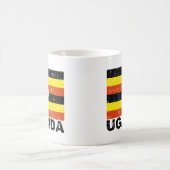 Mug Drapeau de cru de l'Ouganda (Centre)