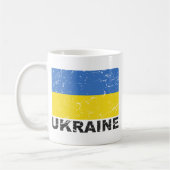 Mug Drapeau de cru de l'Ukraine (Gauche)