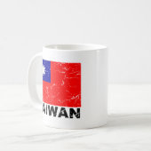 Mug Drapeau de cru de Taïwan (Devant gauche)