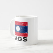 Mug Drapeau de cru des Laotiens (Devant gauche)