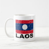 Mug Drapeau de cru des Laotiens (Gauche)