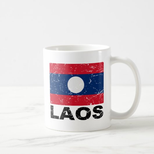 Mug Drapeau de cru des Laotiens (Droite)