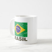 Mug Drapeau de cru du Brésil (Devant gauche)