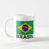 Mug Drapeau de cru du Brésil (Gauche)