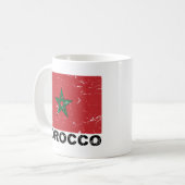 Mug Drapeau de cru du Maroc (Devant gauche)