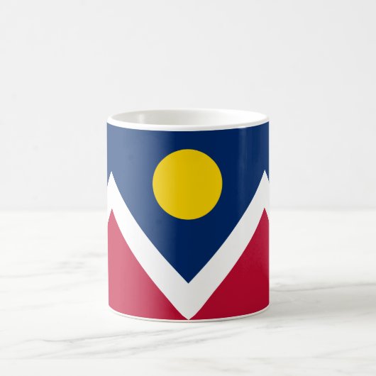 Mug Drapeau de Denver, Colorado (Centre)