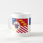Mug Drapeau de Detroit, Michigan (Devant gauche)
