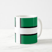 Mug Drapeau de Devon (comté du Royaume-Uni) (Devant droit)