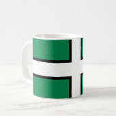 Mug Drapeau de Devon (comté du Royaume-Uni) (Devant gauche)