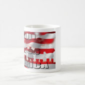 Mug Drapeau de Dieu patriotique béni Amérique U.S.A (Centre)