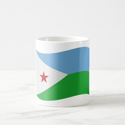 Mug Drapeau de Djibouti (Centre)