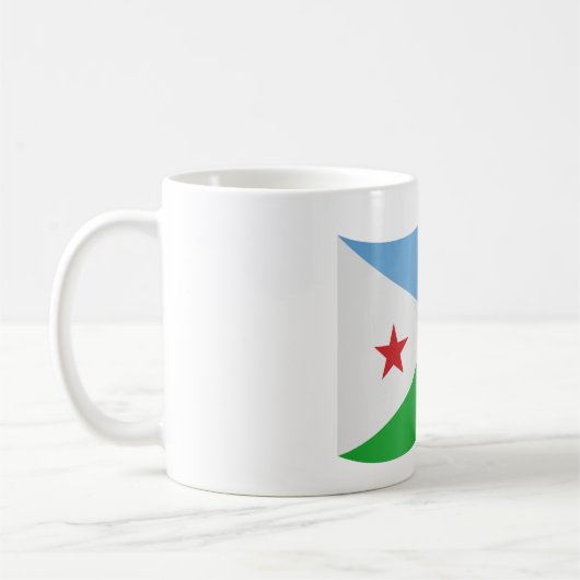 Mug Drapeau de Djibouti (Gauche)