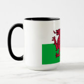 Mug Drapeau de dragon au Pays de Galles, Drapeau natio (Gauche)
