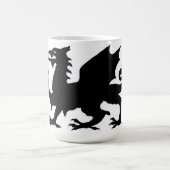 Mug Drapeau de dragon gallois, Drapeau de dragon gallo (Centre)