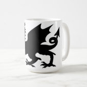 Mug Drapeau de dragon gallois, Drapeau de dragon gallo (Devant droit)