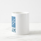 Mug Drapeau de Durham, Caroline du Nord (Centre)