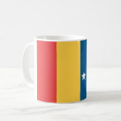 Mug Drapeau de Durham (Caroline du Nord, États-Unis) (Devant gauche)